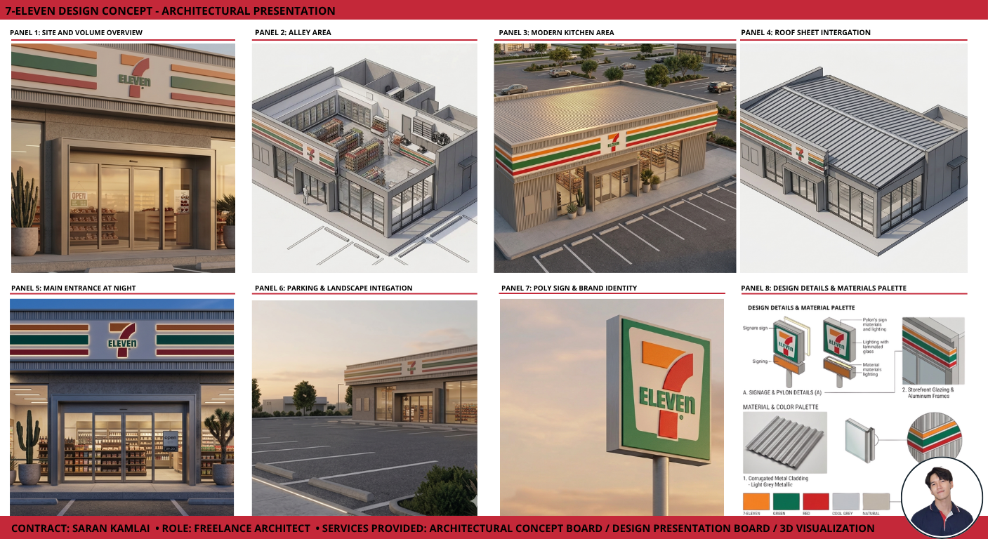 7-Eleven — Full Presentation Board